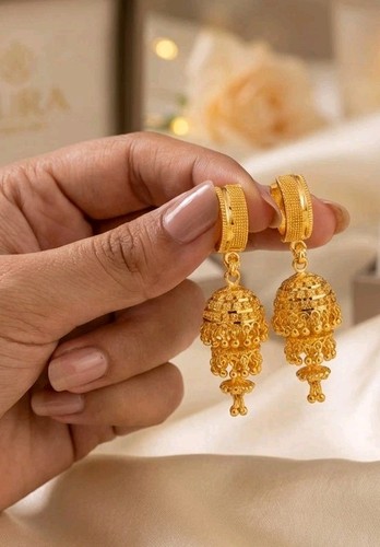 New gold plated earring - gold,