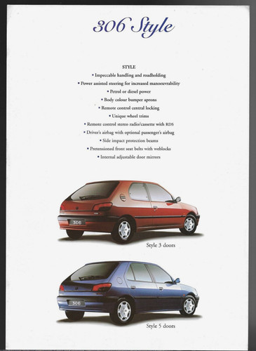 Peugeot 306 style late - late, uk
