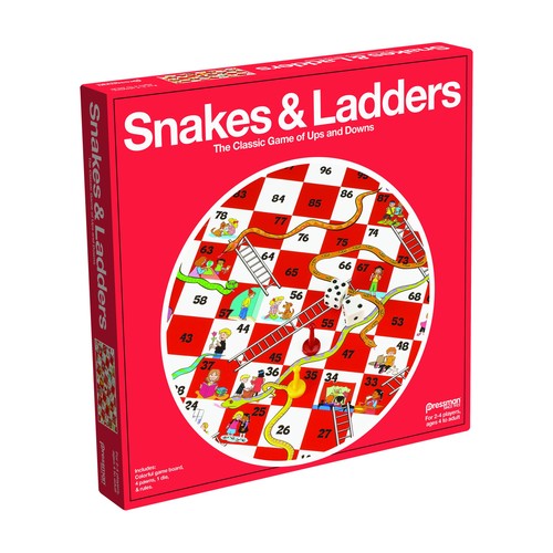 Pressman snakes ladders - pressman:, |