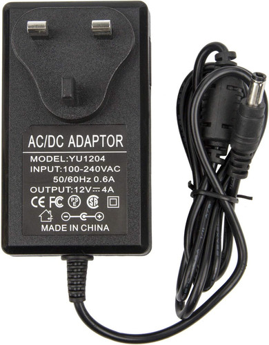 12v power supply adapter - 12v, 4a
