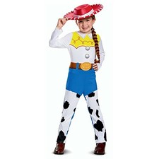 Disney Official Classic Jessie Toy Story Costume for Kids, Cowgirl Fancy Dress O