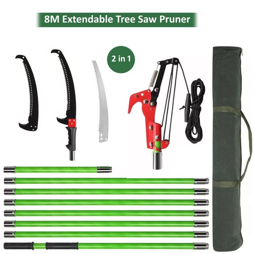 Extendable telescopic tree - extendable, saw
