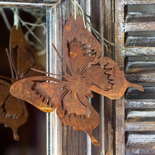 Rustic Metal Butterfly Wall