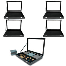 Display Case - Counter and Cabinet Display in Black with Lid (G220)