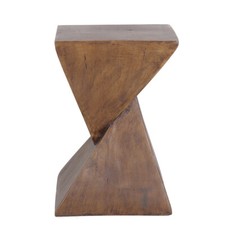 Twist Table Teak Root Shape