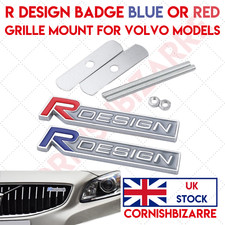 Design badge red blue - r,