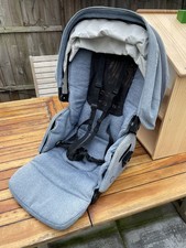 Nuna Mixx Pushchair Seat Unit, Hood, Frame, Fabric, Harness. Denim Blue. 