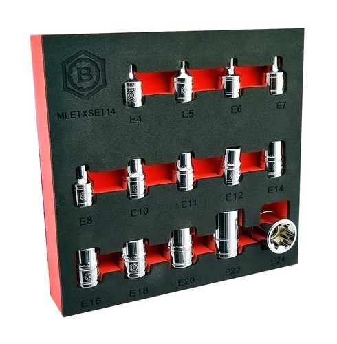 14pc e torx - &, 1/2"