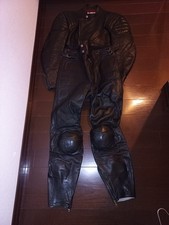Kushitani Black Leather Racing