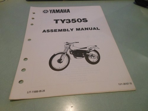 Yamaha oem ty350s - ty350s, assembly