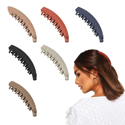 Long banana hair clip large - banana,