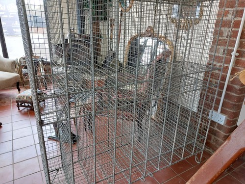Vintage metal pigeon holes - vintage,