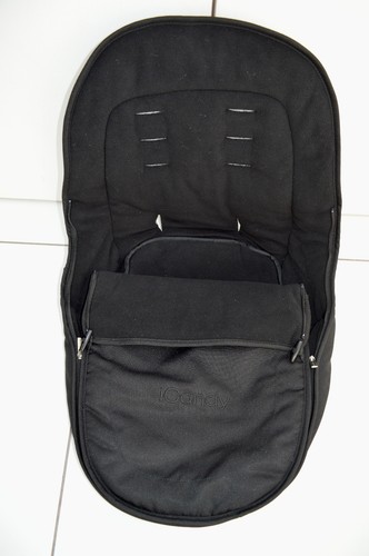Icandy peach black - foot, muff