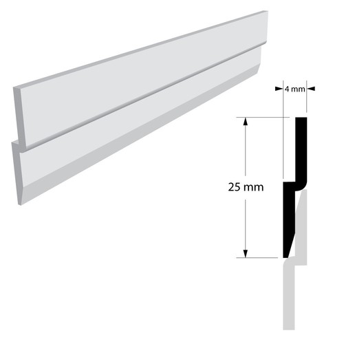 Aluminium hanging section - hanging,