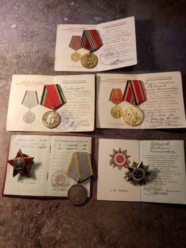 Ussr medals from russian - medals,