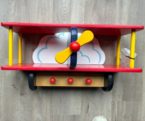 Pintoy biplane wooden - pintoy, wall
