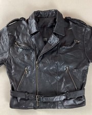 Vintage Leather Biker Jacket