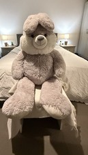 Grey Rabbit Large Cuddly Soft Toy Teddy 25-30cm 