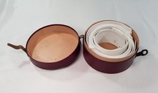ANTIQUE 1900s RED ROUND COLLAR