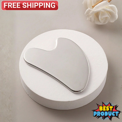 Metal gua sha facial tool - sha,