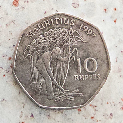 Mauritius rupees coin 1997 - mauritius,