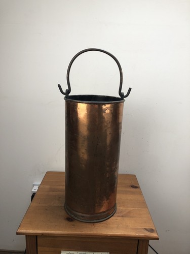 Antique solid copper - solid, coal