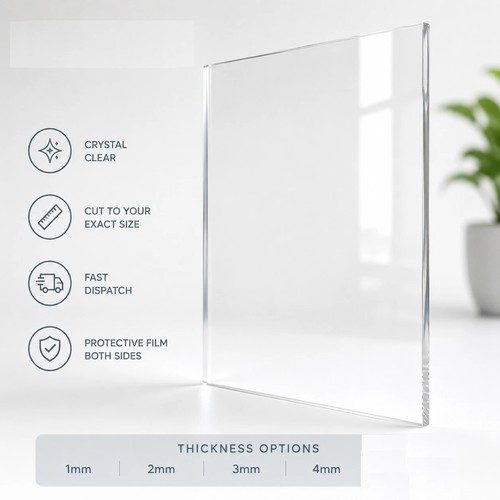 1mm 2mm 3mm bespoke clear - 1mm,