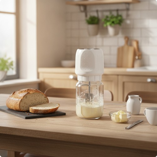 Electric butter churn compact - electric,