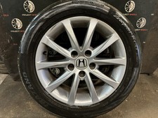 1X HONDA CIVIC 16” ALLOY WHEEL & TYRE 2012 - 2019 GENUINE OEM 205/55/16