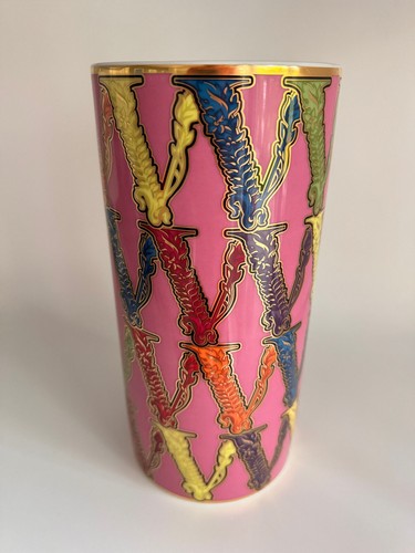 Versace virtus vase 5 inch - versace,