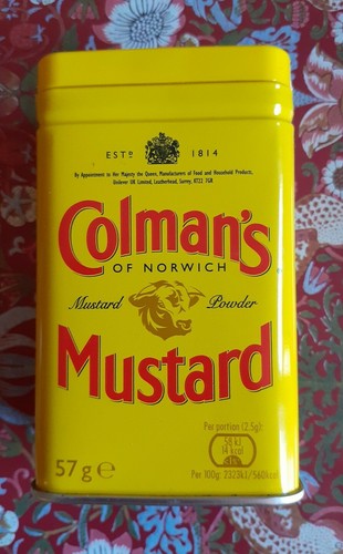 Colman mustard tin - mustard, 2oz