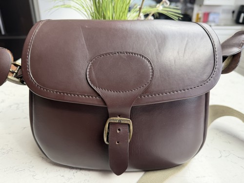 Leather cartridge bag - bag, c/w