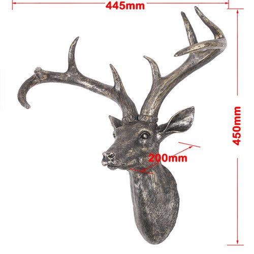 Wall mounted handmade stag - xl,