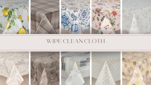 Plastic pvc table cloth wipe - pvc,