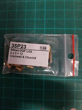RB models 1/35 British Cromwell, Churchill tank  OQF L/23 brass shells and ammo