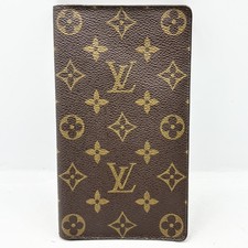 LOUIS VUITTON Excellent Condition Vintage Monogram Wallet Brown France FS
