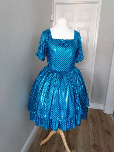 Blue mermaid dress - dress, op