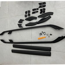 FOR LAND ROVER FREELANDER 2 L359 ROOF RAILS CROSS BAR RACK BLACK 4 PCS 2006-2014