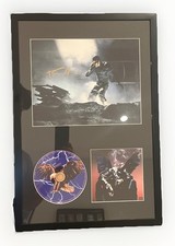 TRAVIS SCOTT AUTOGRAPHED FRAMED PHOTO CD ALBUM 8x10 COA