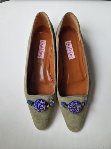 Vitage pied terre - pied, rouge