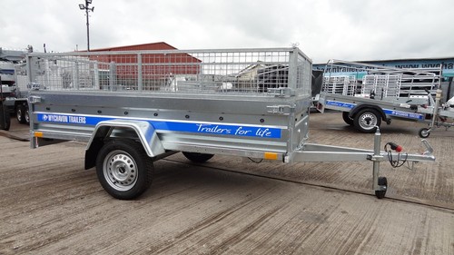Cage trailer 8x4 single - 8x4, axle