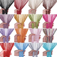 String curtain panels - string,