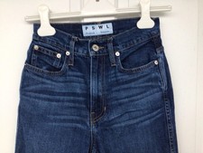 proenza schouler White Label (PSWL) Women’s Cropped Blue Jeans Size 24, USA.