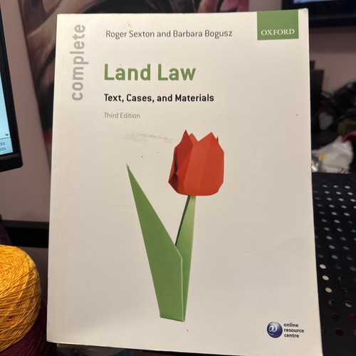 Complete land law text - complete,