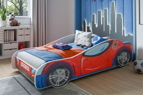 Children bed car - , spider