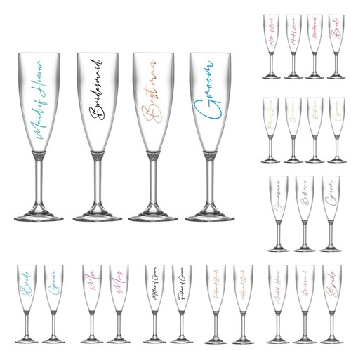 Champagne flute glass - champagne,