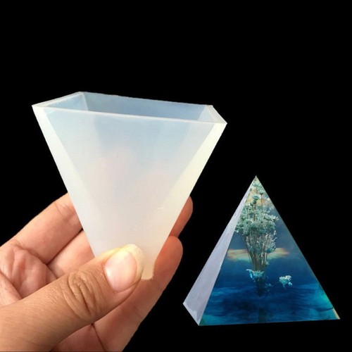 Pyramid silicone mold - pyramid, resin