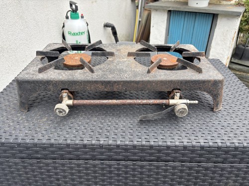Foker cast iron double burner - iron,