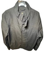 Guinness Men's Jacket Size M Charcoal Lined Pockets Full Zip Used Great Con