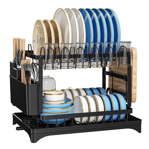 Tier dish rack - dish, plate